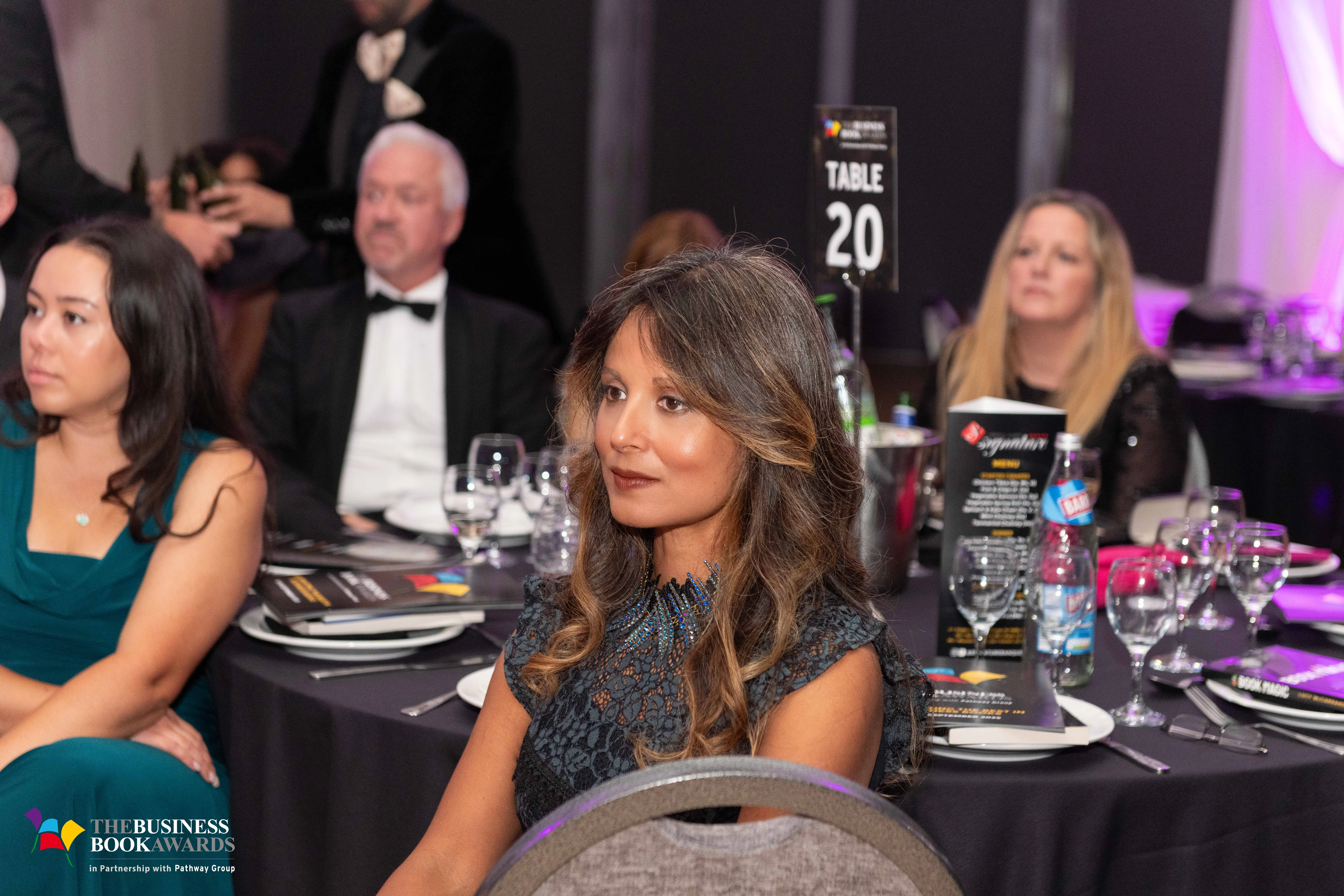 At the Business Book Awards gala dinner