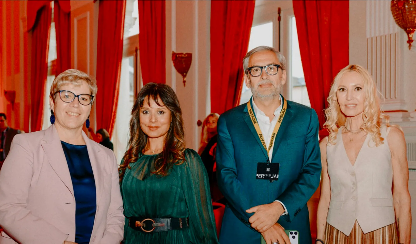 With H.E. Martine Deprez (Minister of Health and Social Security) and fellow speakers at the Paperjam Mini Summit