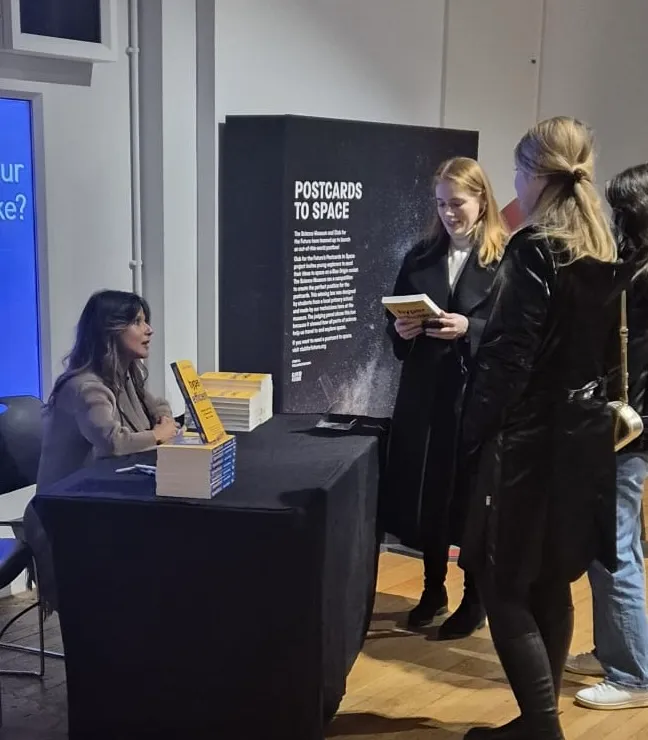 Book signing at the Science Museum, London